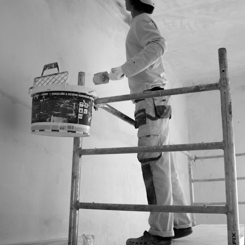 Rodillo en pared